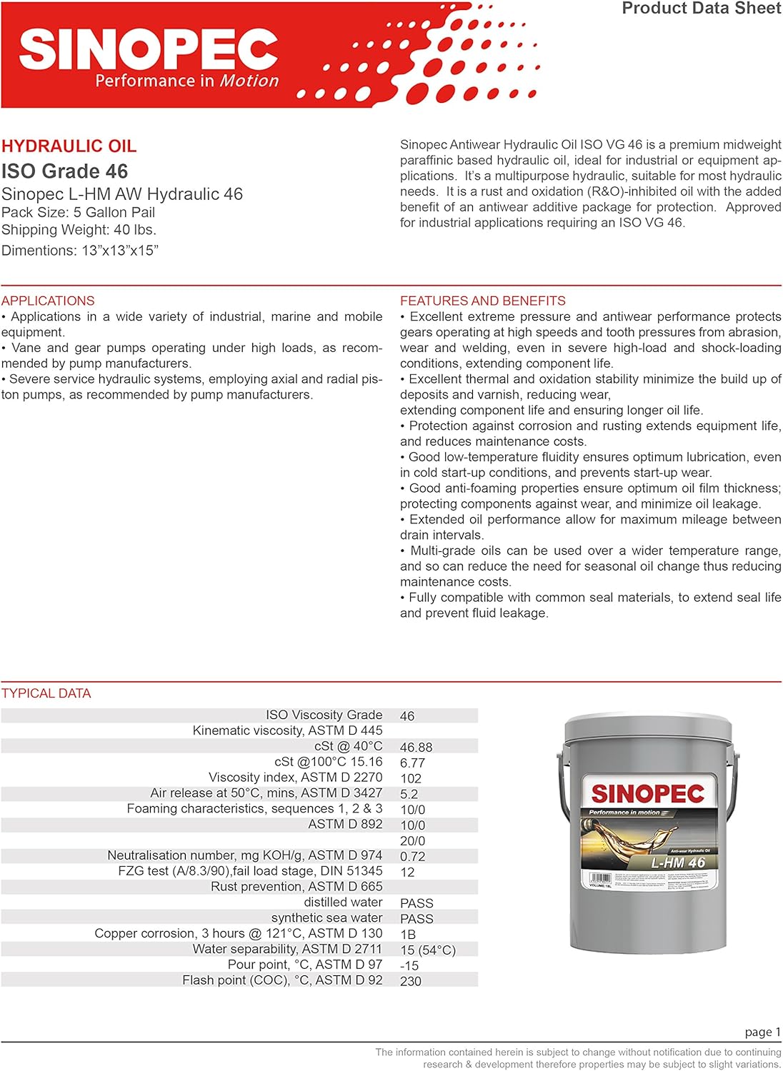 What Weight Is Aw 46 Hydraulic Oil Blog Dandk