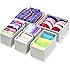SimpleHouseware Foldable Cloth Storage Box Closet Dresser Drawer Divider Organizer Basket Bins for Underwear Bras, Gray (Set of 6)