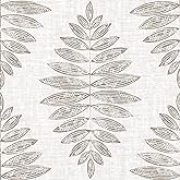 FloorPops Foliage Peel and Stick Floor Tiles, Neutral, Botanical Vinyl Floor Tiles, Water Resistant, 12 in x 12 in, Pack of 10