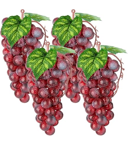 Ulalaza 8-Piece Fake Fruit Set - Realistic Foam Artificial Fruits & Vegetables For Home & Party Decor - View #4