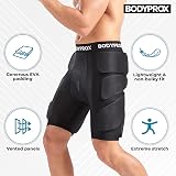Bodyprox Protective Padded Shorts Snowboard Ski Hip Tailbone Small Black view 3