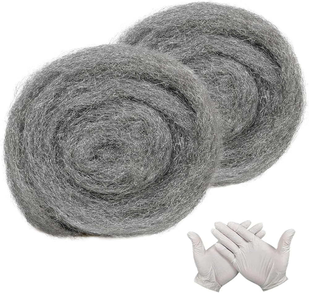 PICK FOR LIFE Steel Wool Mice 2 Pack 0000 Rodent Blocker Coarse Wire Wool Kit
