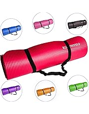 KG/PHYSIO-Tappetino da Yoga, extra-spessa, anti-scivolo, 30 mm, con tracolla, per il trasporto di materiale NBR essenziale per Spessore materassino imbottito