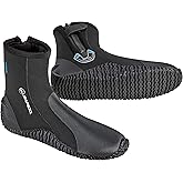 Rapido Boutique Collection Premium Neoprene Men & Women Neoprene Wetsuit Boots, Puncture Resistant Water Shoes Dive Booties 3mm, 5mm, 7mm Hard Sole Boot