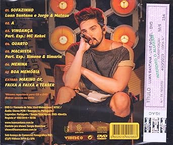 Luan Santana Live Movel Cd Dvd 2019 Luan Santana Amazon Ca Music