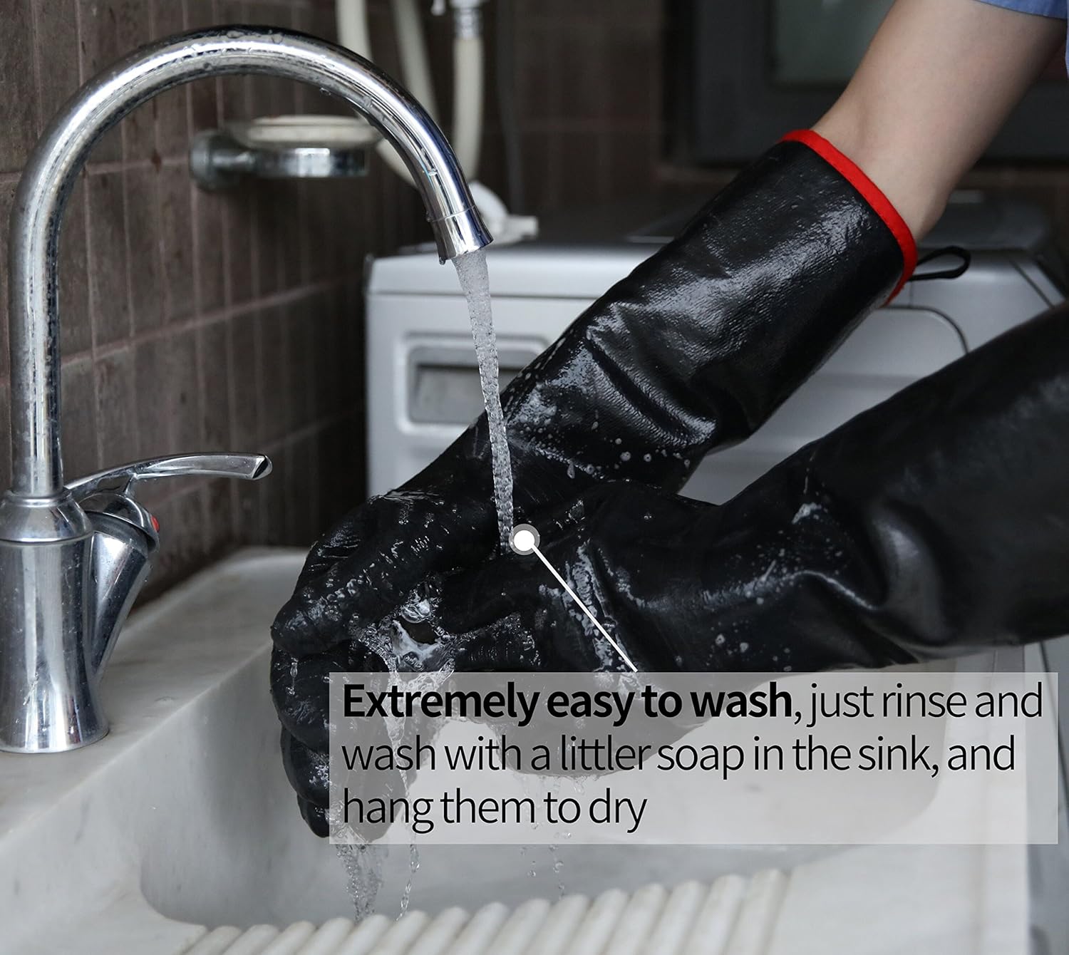 RAPICCA BBQ Gloves 14 Inches, 932℉, Heat Resistant-Smoker, Grill, Cooking Barbecue Gloves, for Handling Heat Food Right on Your Fryer, Grill, Oven. Waterproof, Fireproof, Oil Resistant Neoprene Coating : Garden & Outdoor