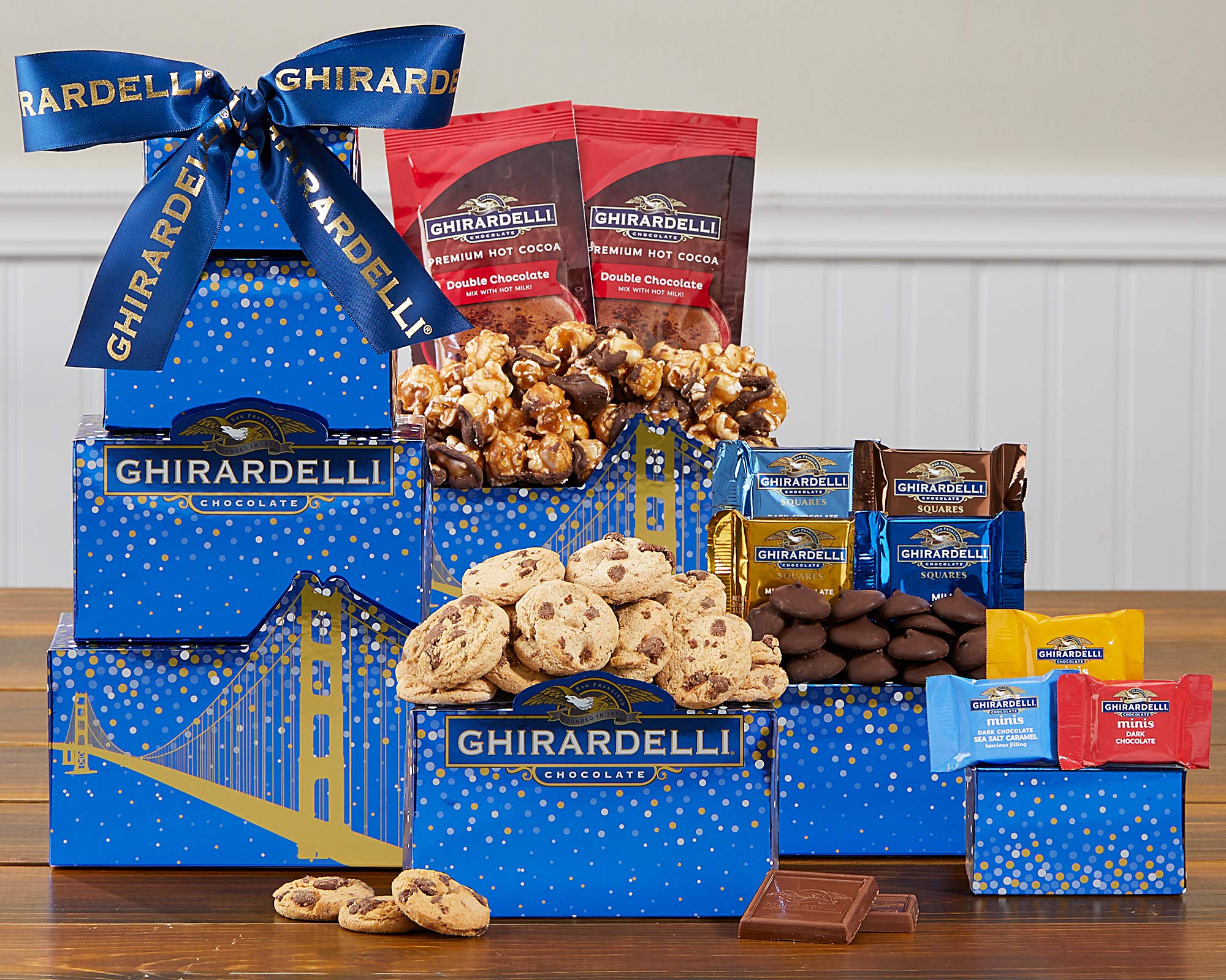 Wine Country Gift Baskets Ghirardelli Chocolate Gift Tower Buy Online