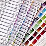 CHROMATEK Watercolour Brush Pen Set 54 50 Colors with Tutorial Pad & Video view 2
