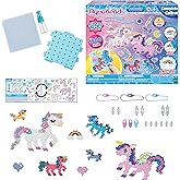 Aquabeads - Mystic Unicorn Set - Fantasy Water Bead Craft Kit for Kids | Bead shimmering unicorns &amp; rainbow magic - sparkly designs set with just water, an enchanting gift for unicorn fans, Ages 4+