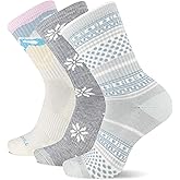 Merrell Unisex Adult Wool Hiking Crew Socks (3-Pack)