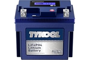 TYKOOL YTZ7S / YTX7L Lithium LiFePO4 Motorcycle Battery, 12 V 4 Ah,240 CCA,Built in BMS, Powersports Battery, for ATV,UTV,Jet Ski,Personal Watercraft,Snowmobile,Quad,Riding Lawn Mower, Tractors