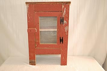 Amazon Com Amish Old Barn Wood Cabinet With A Screened Front