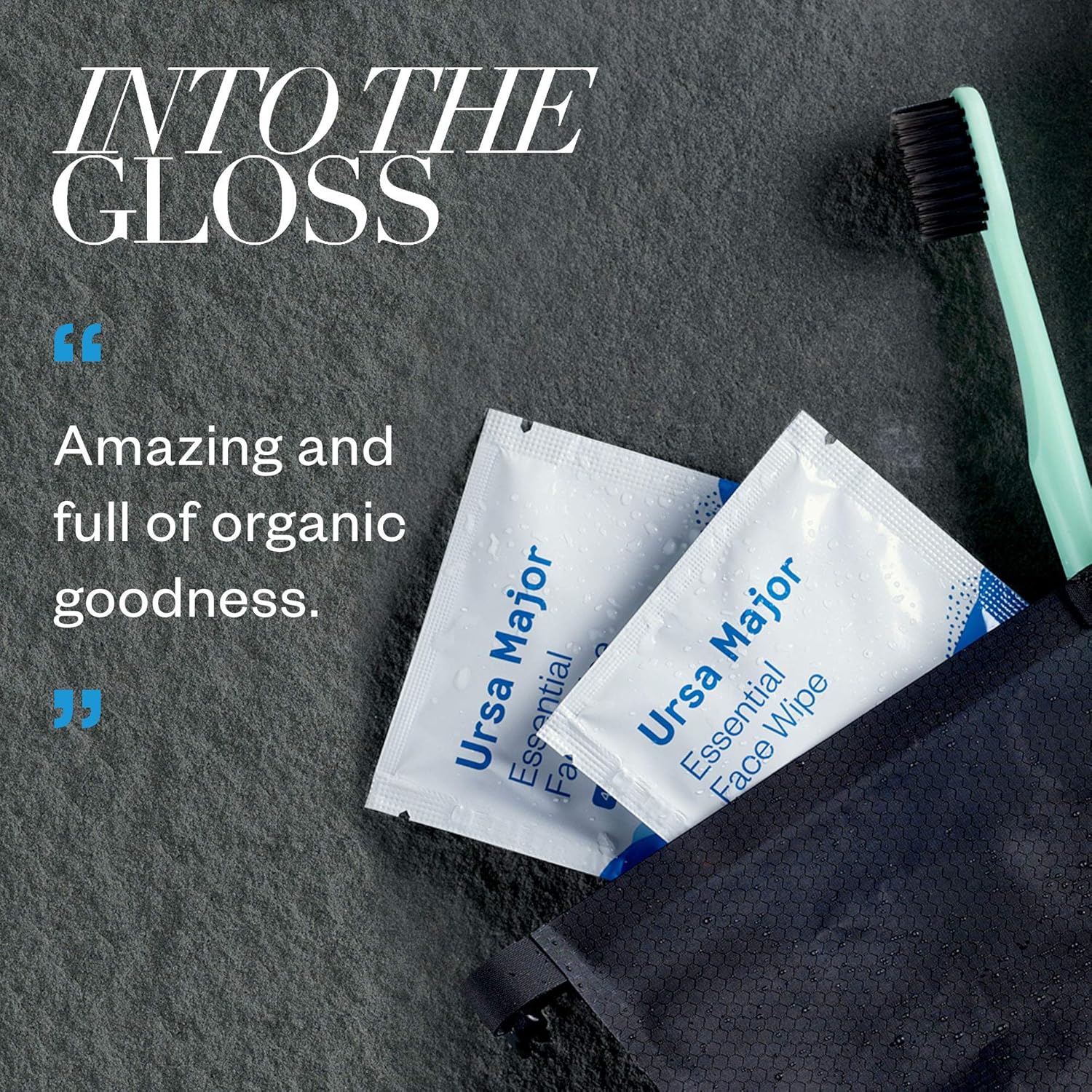 Ursa Major Essential Face Wipes | Natural, Biodegradable, Cruelty-Free | Cleanse, Exfoliate, Soothe and Hydrate | 20 Count: Beauty