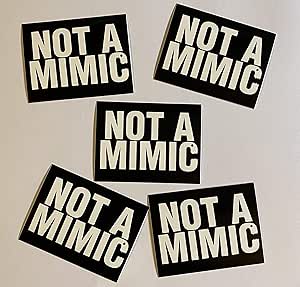 Not a Mimic Stickers - Roleplaying Games RPG