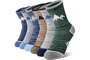 ANTSANG Kids Toddlers Boys Girls Merino Wool Hiking Athletic Thermal Warm Winter Socks