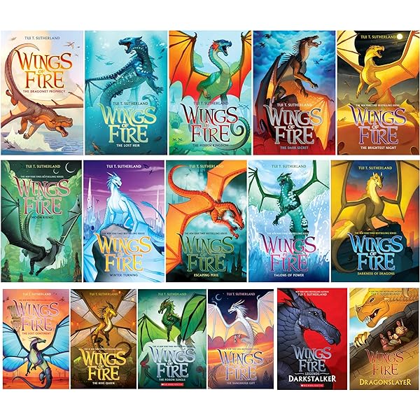 Wings of Fire Hardcover Series Set (Books 1-15): Tui T