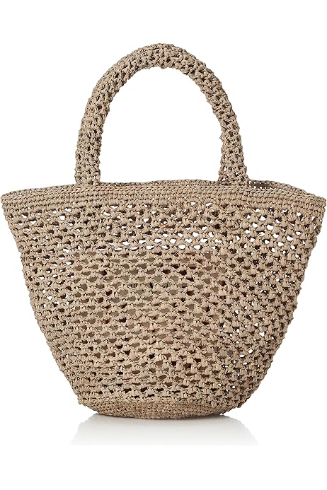 Beach Bags YXILEE Straw Tote Bag With Zipper Handwoven Beach