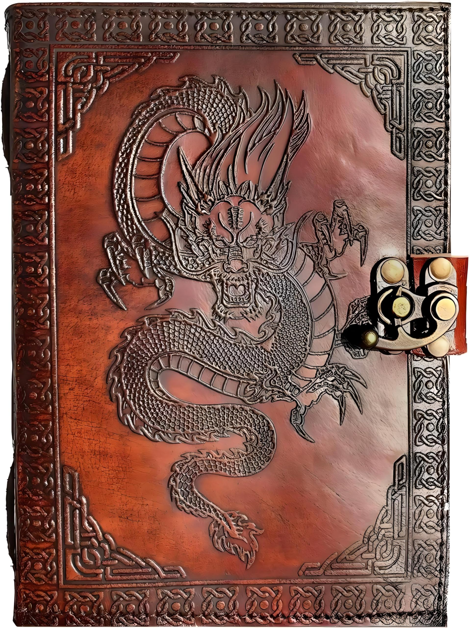 Dragon Ball Z Shenron Leather Blank grimoire leather journal book of shadows spell book leather diary journal notebook sketchbook for artists
