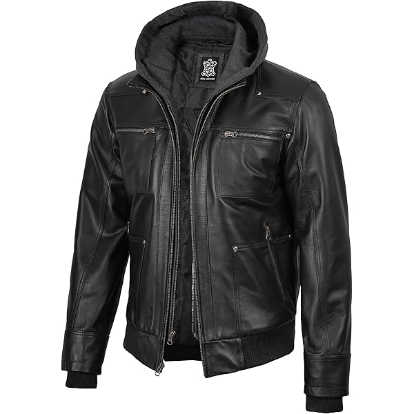 Men's Real Lambskin Padded Puffer Leather Jacket (US, Alpha, X
