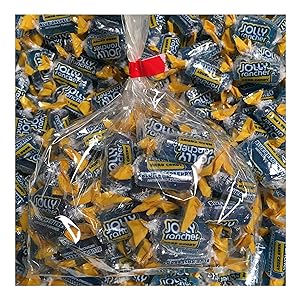 Individually wrapped Blue Raspberry Jolly Rancher hard candy