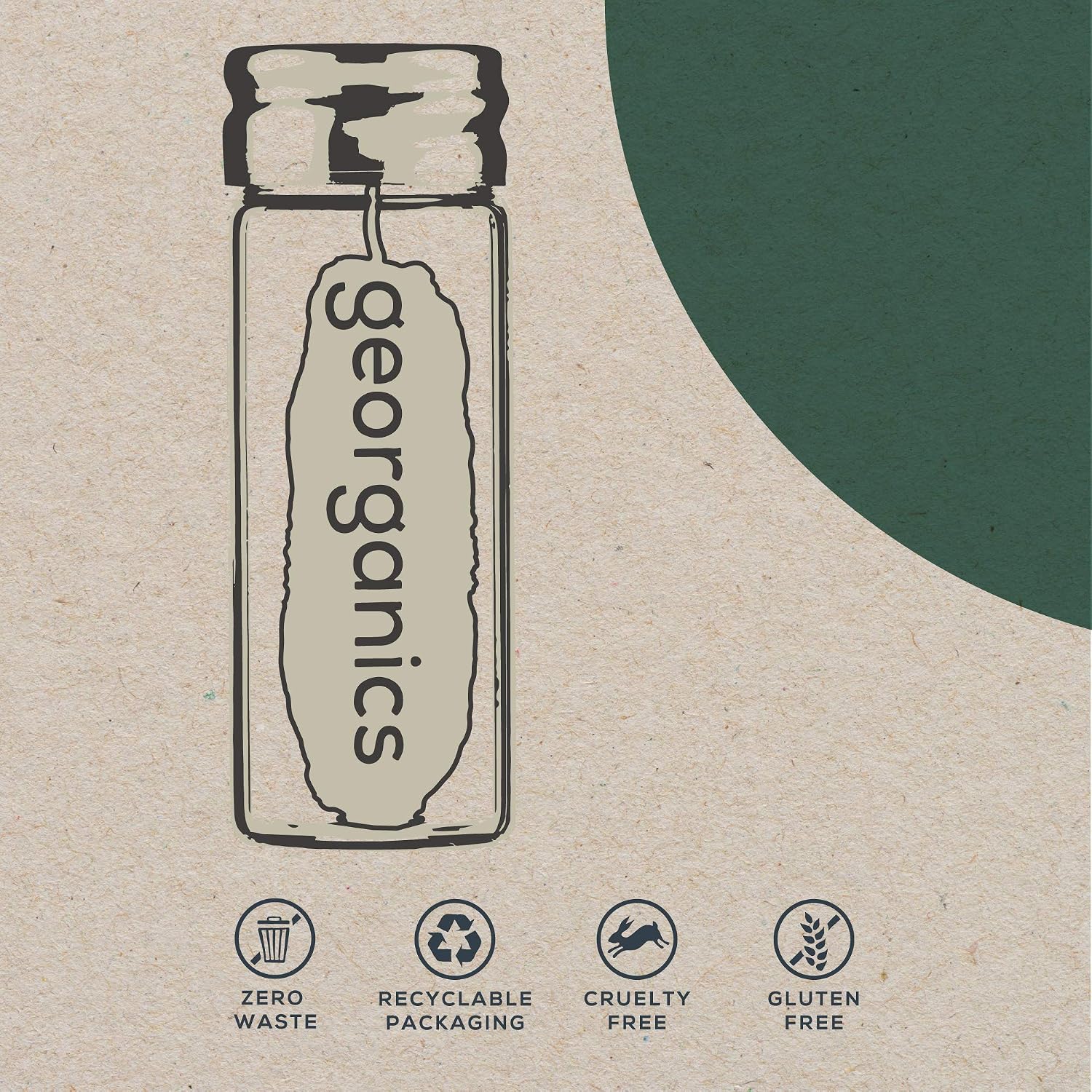 Georganics Plastic-Free Natural Dental Floss, Vegan, Cruelty-Free Castor Oil Floss, Spearmint Flavour - Image 5