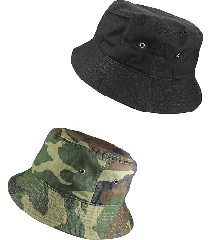 6768 10 PCs Bucket Hats Unisex, Solid Color Sun Hat Cap Sumer Beach Outdoor CHoppyWAVE Summer Bucket Hat,Portable Solid Color Folding  main image 2