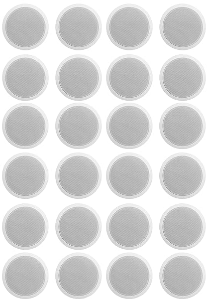 Amazon Com 24 Rockville Ccl6t White 70v 6 Commercial Ceiling