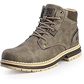 CC-Los Men's Winter Snow Boots with Sherpa Fleece Lining Waterproof Slip-Resistant Insulated Size 8-14