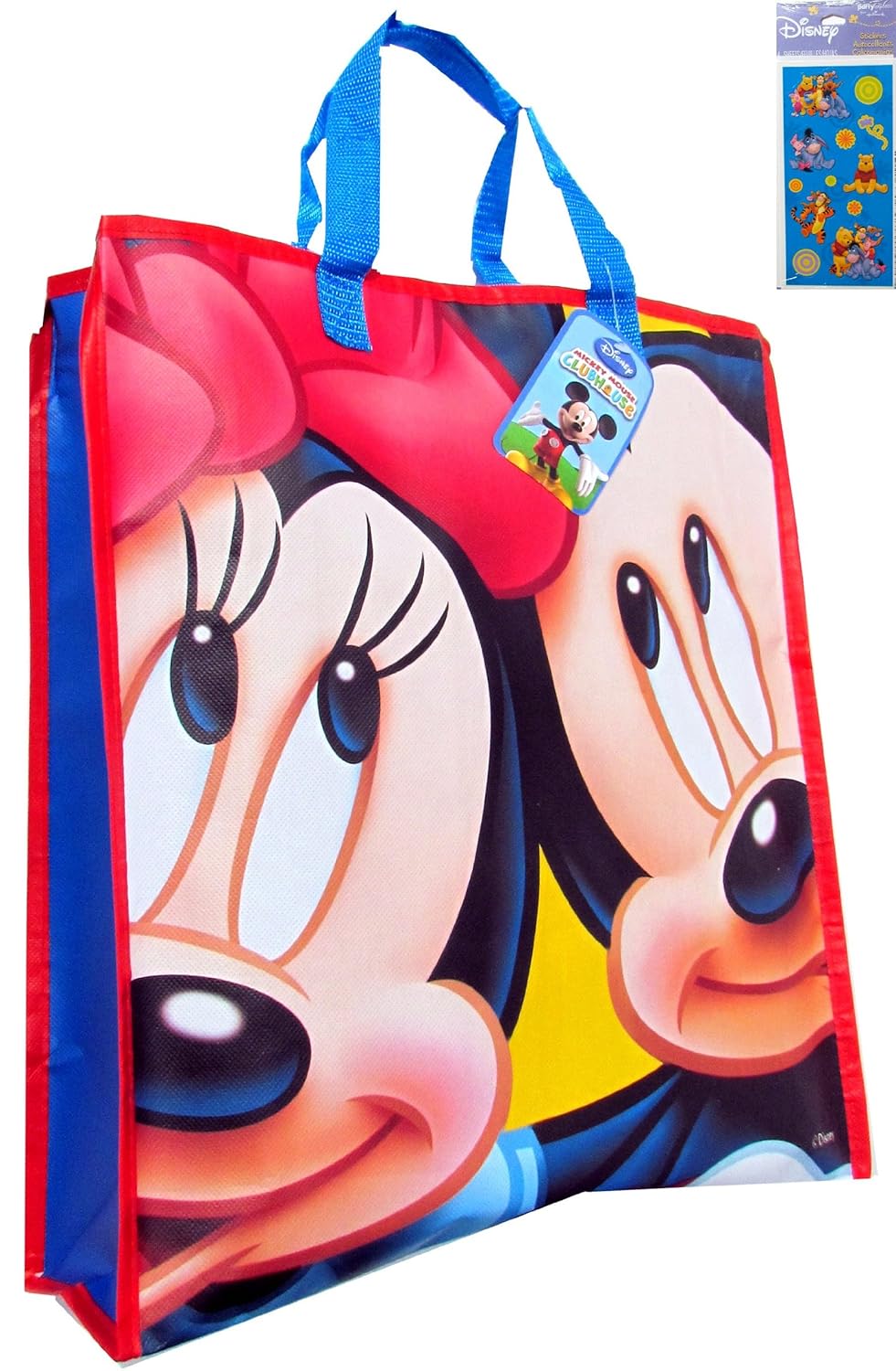 Amazon.com: Mickey Mouse Tote Bag Large (14&Amp;Quot;X16&Amp;Quot;X4&Amp;Quot; Non-Woven) And A Rare 4-Sheet Winnie The ...