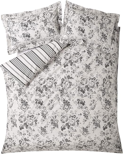 Cabbages and Roses Paris Natural Duvet Cover, King Amazon.co.uk