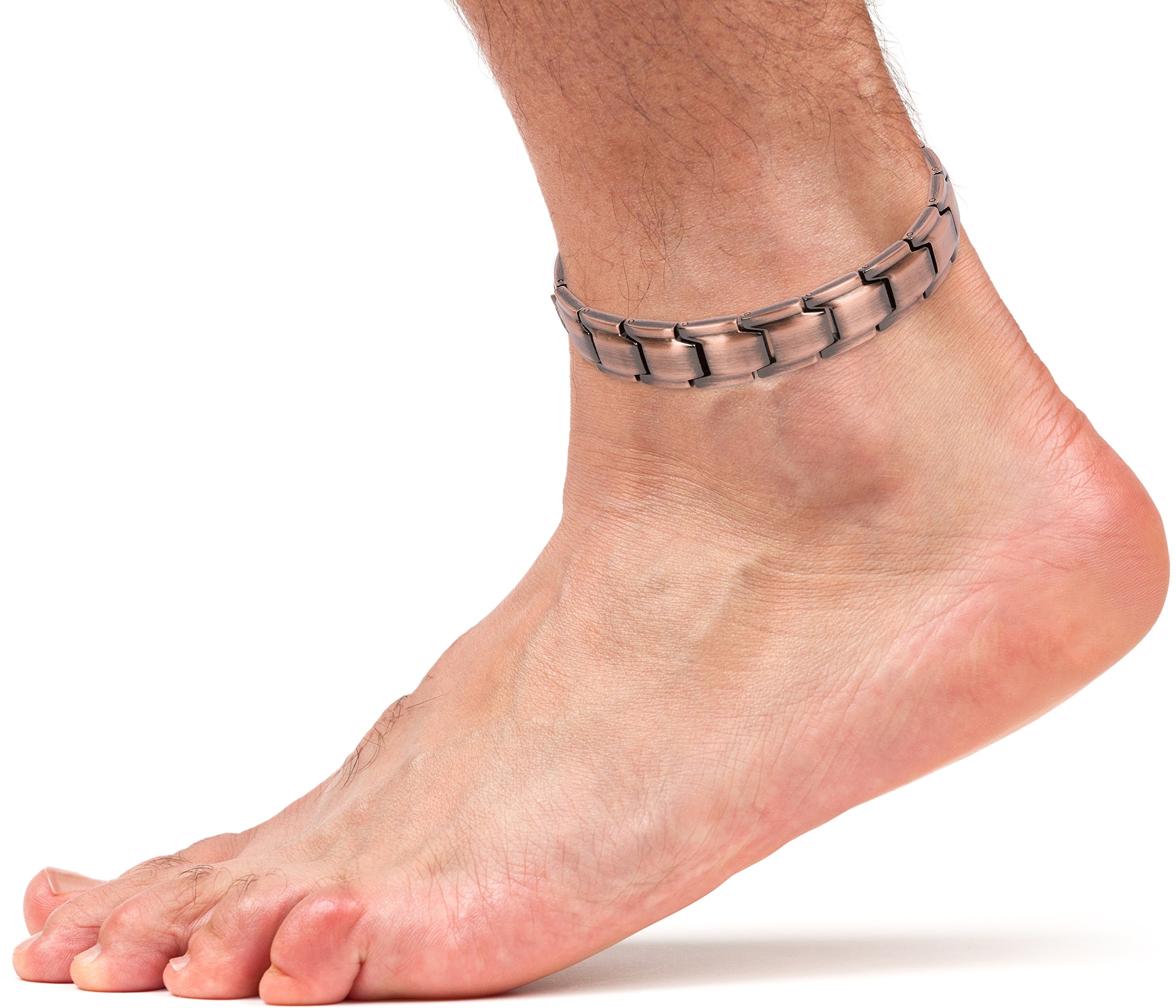 Elegant Copper Magnetic Therapy Anklet For Men and Women ...
