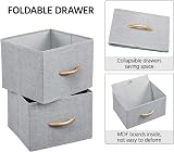 Yaheetech 5-Drawer Fabric Storage Chest Light Grey with MDF Top view 5