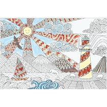 Posters géants à colorier mandala pour enfants et adultes, feuilles de coloriage de paresseux, 99,37