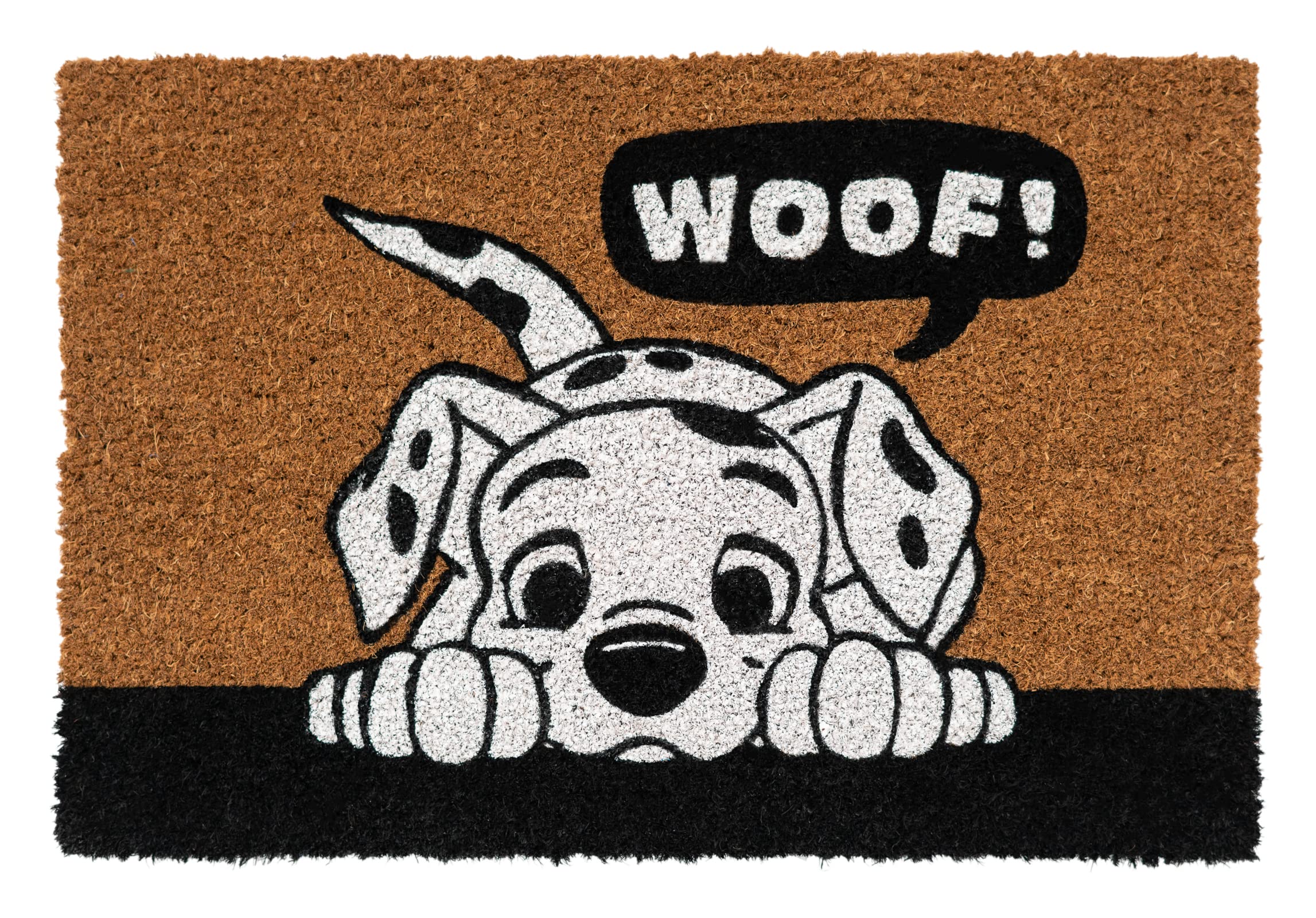 Grupo Erik Door Mat - Disney 101 Dalmatian Gifts | 15.7 x 23.6 inches - 40 x 60 cm Coco Coir, Coconut Coir, Indoor & Outdoor Door Mat | Disney Gifts For Dog Lovers