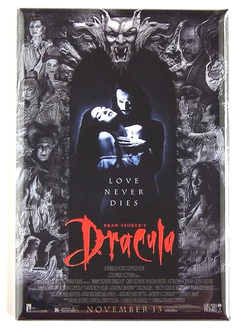 Bram Stoker s Drácula Póster de película imán para nevera (2,5 x ...