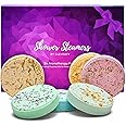 Cleverfy Aromatherapy Shower Steamers - Variety Pack of 6 Shower Bombs with Essential Oils. Purple Set: Lavender, Watermelon,