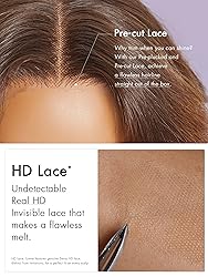 LUVME HAIR 10? Brown Ombre Bob Wig Human Hair Pre