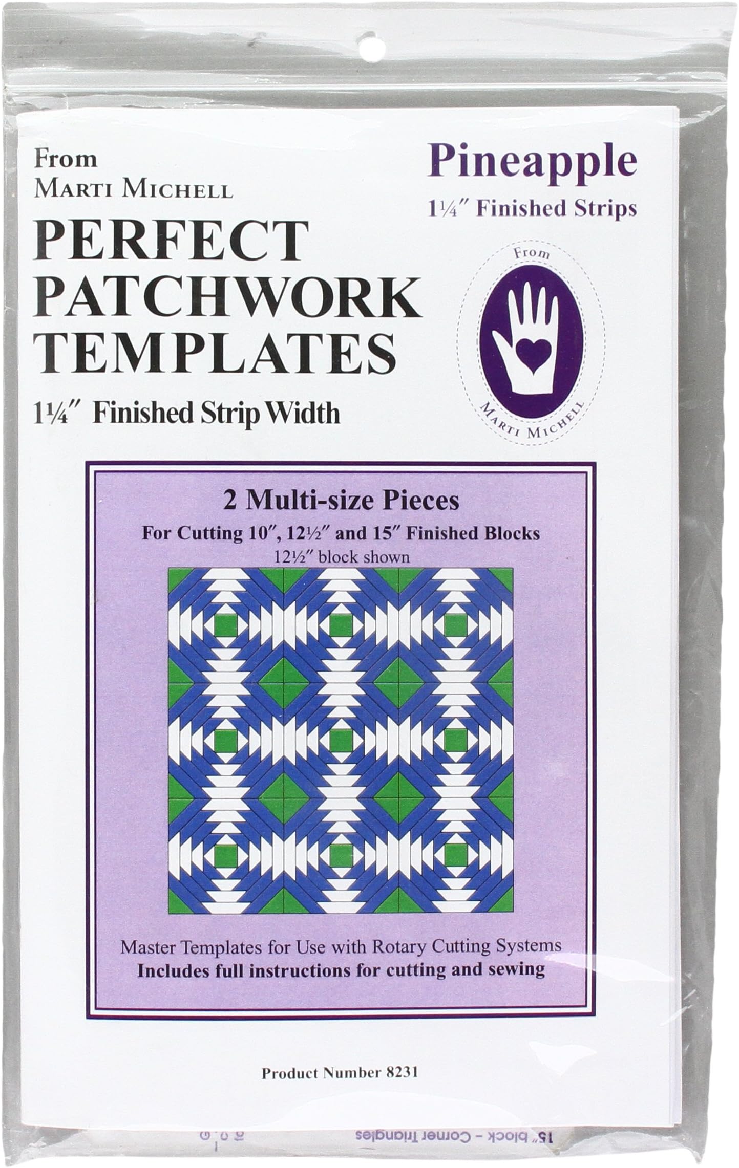 Michell Marketing Pineapple 1.25" FinishedStrips TemplatePineapple1.25 Finish
