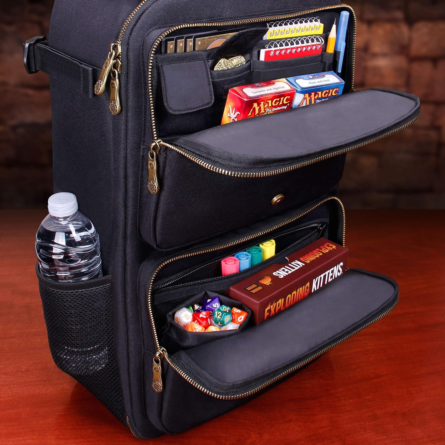mtg card backpack Amazon.com: ENHANCE Designer Edition TCG Backpack - MTG Deck Bag Card  Binder Space, TCG Deck Box Storage, MTG Playmat Holder main image 0