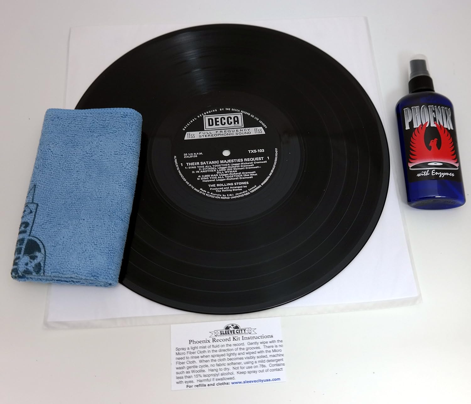 Phoenix Record Cleaning System For Vinyl 4 Oz