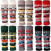 Sintege 6 Pairs Kawaii Leg Warmers Japanese Style Knitted Loose Socks Leg Warmers for Girls Women Lolita Costume School