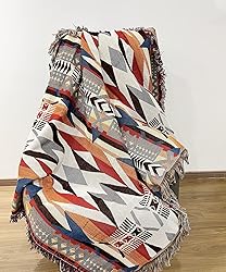 Pretyw Southwest Throw Blanket Aztec Blankets with
