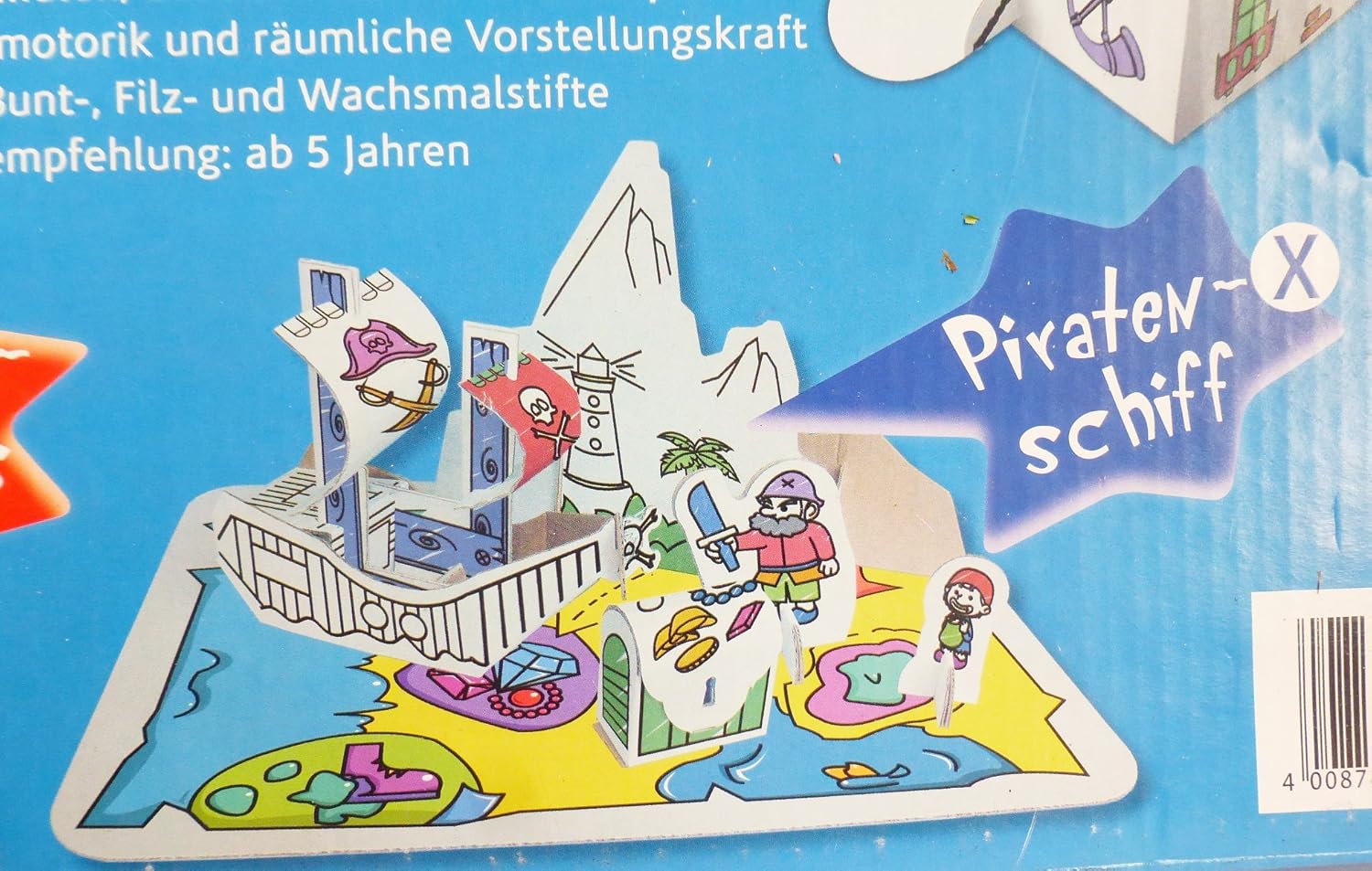 Bau Konstruktionsspiel Centor Kinder Piratenschiff