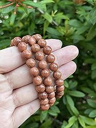 Red Goldstone Crystal Bead Bracelet 8mm, Wholesale