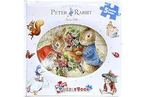 Peter Rabbit / The World of Beatrix Potter My First Puzzle Book - Jigsaw Puzzles for kids, 10-page board book, 5 puzzles to enjoy