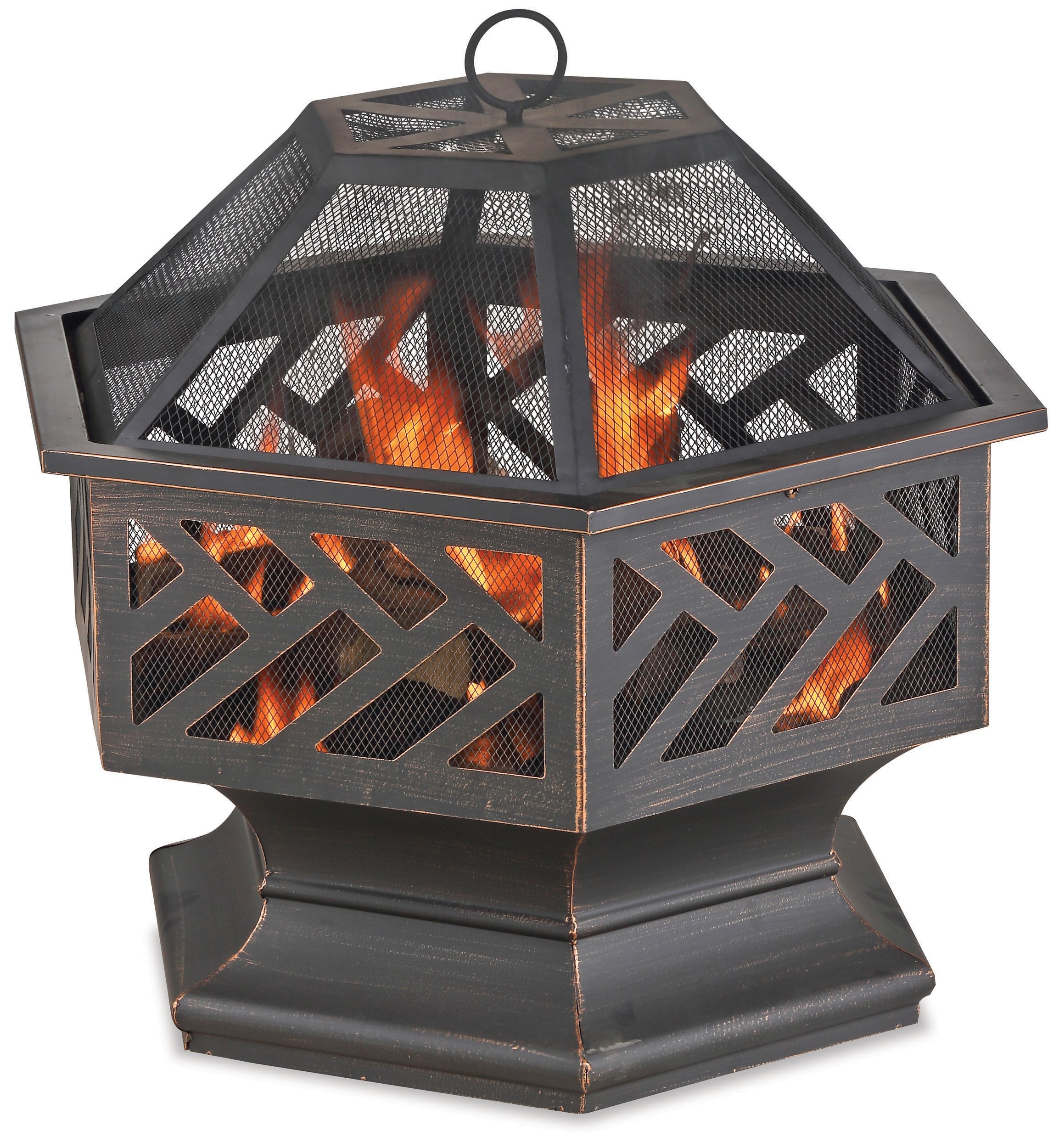 Endless Summer WAD1576SP Oil Rubbed Bronzed Wood Burning Outdoor Fire