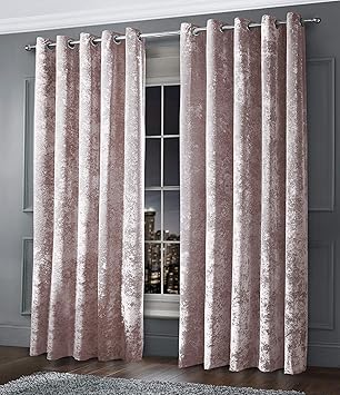 Intimates Thermal Crushed Velvet Blush Pink Ringtop Pair Of