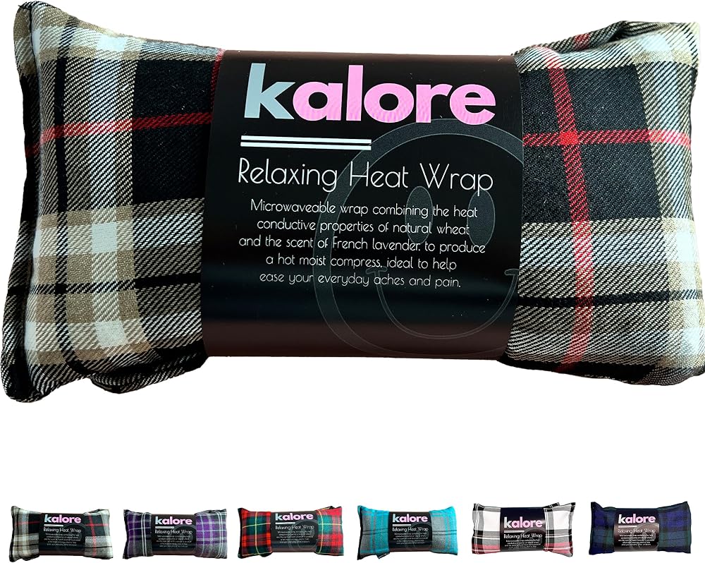 Kalore Wheat Bags Microwavable Neck and Shoulder Wrap Lavender Scented