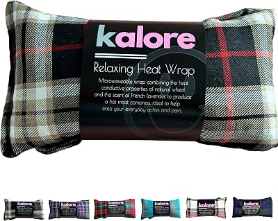 Kalore Wheat Bags Microwavable Neck and Shoulder Wrap Lavender Scented