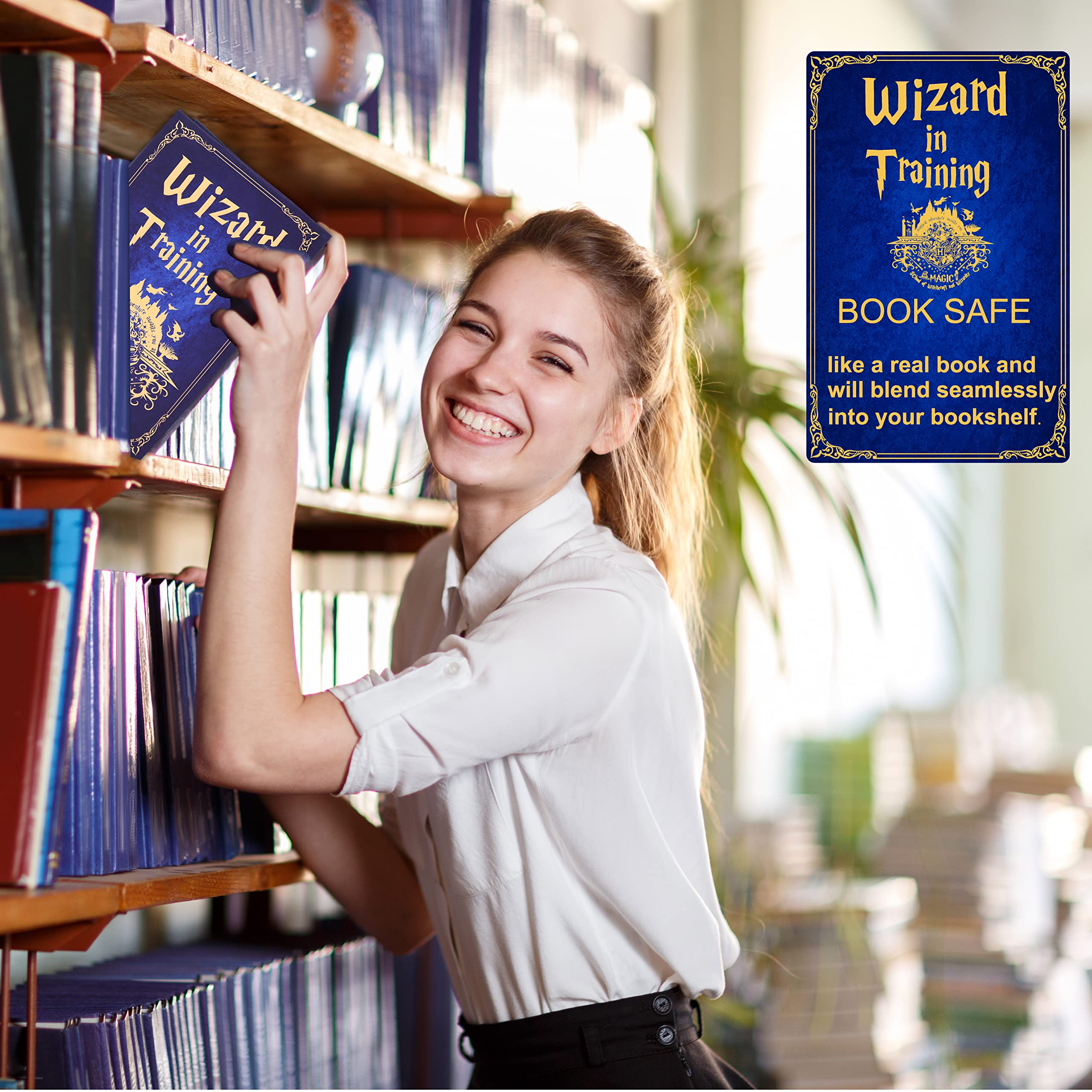 Safe Wizard Mua Wizard in Training Diversion Book Safe with Real Pages,Combination ...